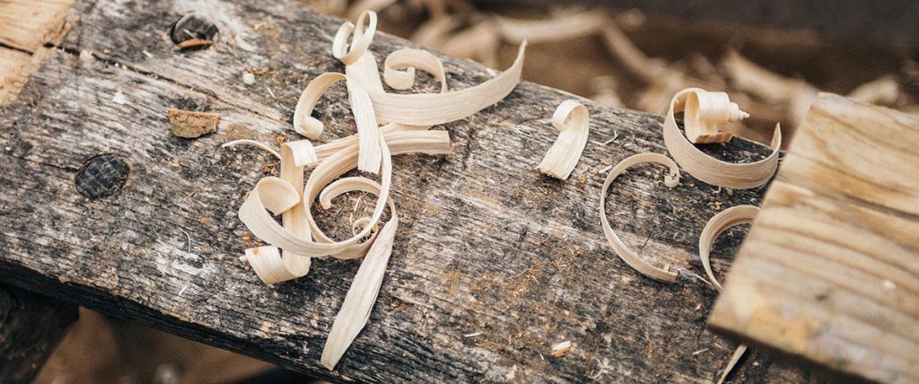 wood shavings